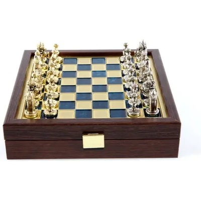 MANOPOULOS Шах 20х20 см, Византийска империя, син (sk1blu)