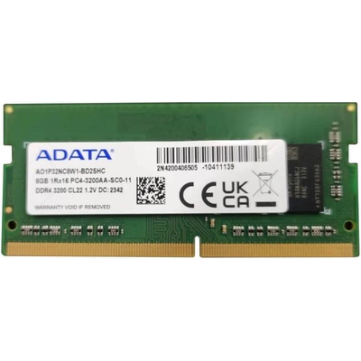 ADATA 8GB DDR4 3200MHz AO1P32NC8W1-BD2SCH