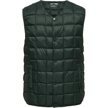 Only & sons Потник Only & sons Gavin Light vest - Green (Darkest Spruce)