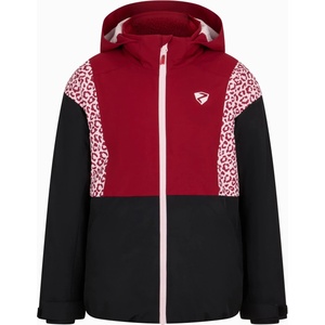 Ziener Детско ски яке Ziener Kid's Abbe-Z Ski jacket - Red Leo - размер 128 (EU) (703-6416-1213)