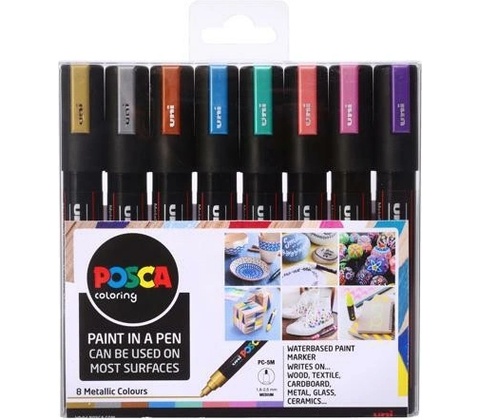 Posca PC-5M 8 ks
