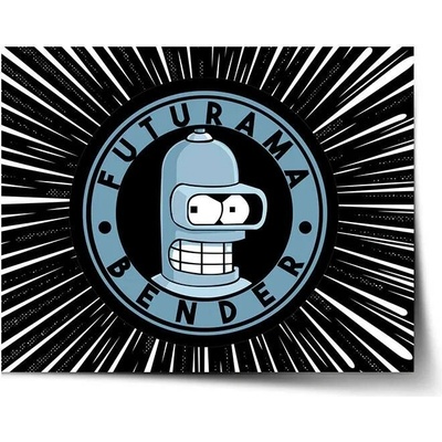 Sablio Plakát Futurama Bender Vesmír - 120x80 cm