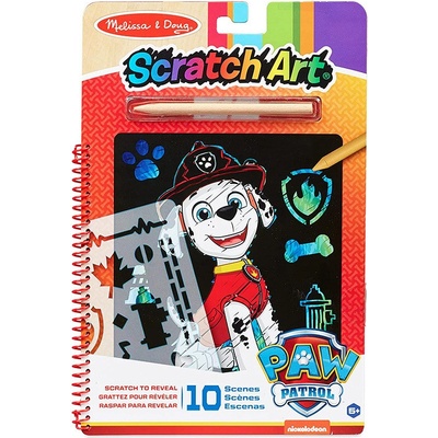 Melissa & Doug Škrabací obrázky TLAPKOVÁ PATROLA Marshall