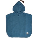 Funnababy Mušelínový set Osuška s kapucňou + žinka Province Petrol