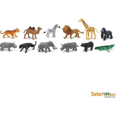 Safari Ltd. Džungľa Plastové zvieratká 48 ks veľká sada