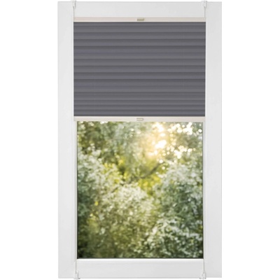 KRPOL Plissé zastiňující 011442 80 x 180 cm tmavě šedá – Zboží Mobilmania