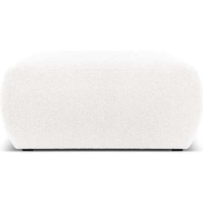Micadoni Табуретка от бял плат букле Molino - Micadoni Home (MIC_POUF_M_101_F1_MOLINO1)