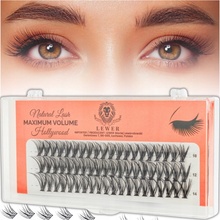 EYELASH Hollywood MAXIMUM VOLUME 10,12,14mm NATURAL HODVÁBNE