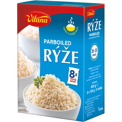 Vitana Parboiled rýže 8 x 100 g