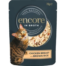 Encore Cat kuřecí s hnědou rýží 16 x 70 g