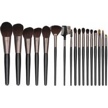 Mimo Makeup Brush Set Black 18 ks sada štetcov