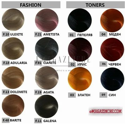 Bes Beauty & Science Milano Bes Професионална боя за коса модни и наситени тонове ( тонери ) 100 мл. Bes HI-FI hair color Fasion, Toners (0360100-04)