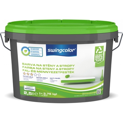 Swingcolor bílá, matná, 2,5 l 6203 T02,5 0