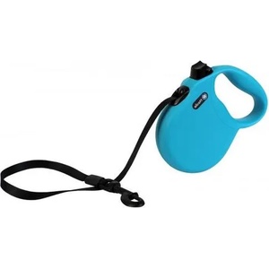 alcott Wanderer Retractable Leash - автоматичен повод Пътешественик, СИН, размер М - дължина на повода 4, 8 м - подходящо за кучета до 30 кг WRMBE