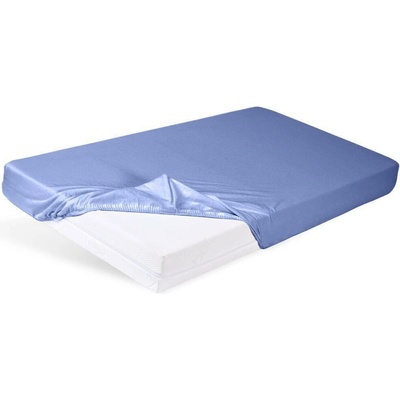 BabyMatex Prostěradlo bavlna s gumou Modré 60x120