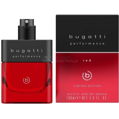 Bugatti Performance Red toaletní voda pánská 100 ml tester