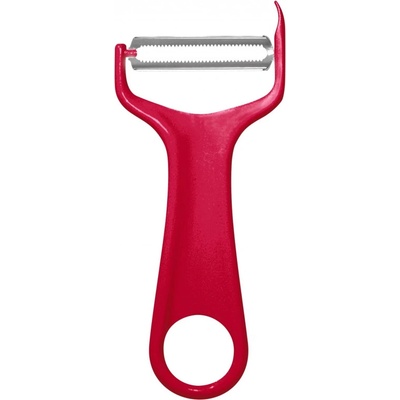 Белачка за домати Fackelmann 42043, 14 см, Неръждаема стомана, Подвижно острие, Червен (42043)