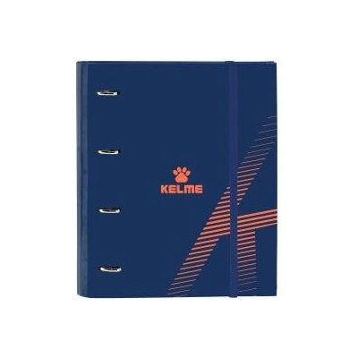 KELME Папка с пръстени Kelme Navy blue Оранжев Морско син (27 x 32 x 3.5 cm)