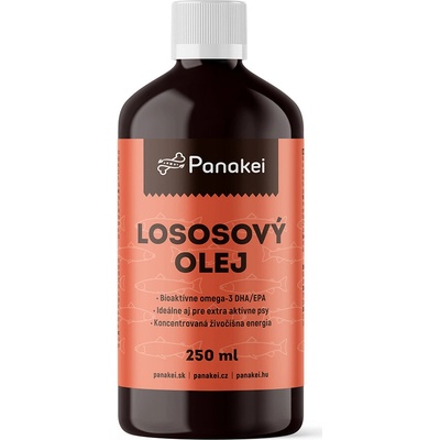 Panakei Lososový olej pre psov 250 ml