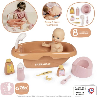 Smoby Baby Nurse Vanička pro panenky s příslušenstvím