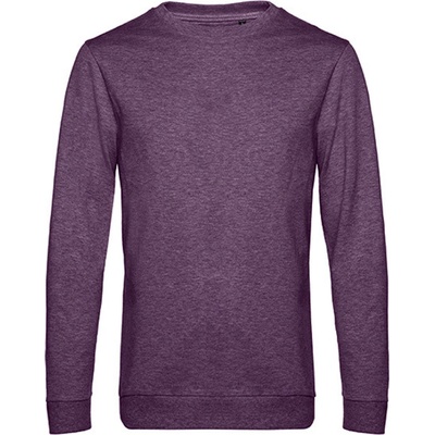 B&C unisex mikina WU01W Heather Purple