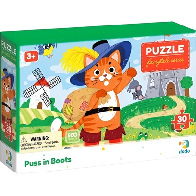 dodo Детски пъзел DoDo от 30 части - Котаракът в чизми (300693)