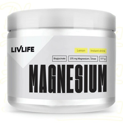 Livlife Magnesium Bysglicinate citron 177 g