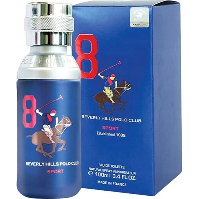 Beverly Hills Polo Club 8 Sport toaletní voda pánská 100 ml
