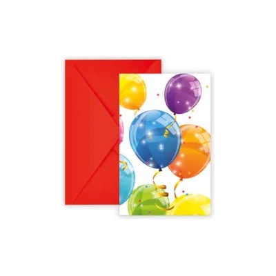 Procos Покани Блестящи балони 6 бр