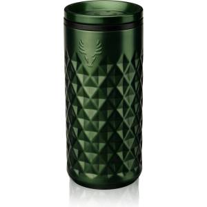 True Brands Viski Термочаша с вакуумна изолация и керамично покритие paragon - 470 мл. - цвят зелен сатен (viski-11570)