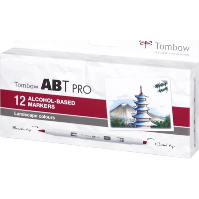 Tombow ABT PRO Landscape colours 12 ks ABTP-12P-4