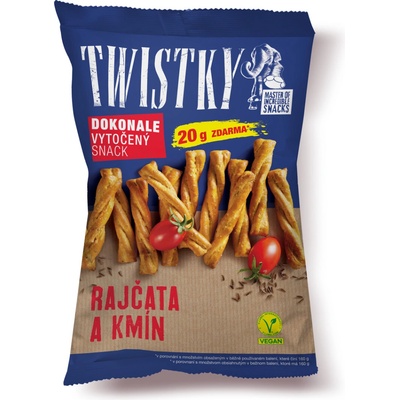 Twistky Rajčata kmín 160 g