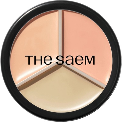The Saem Cover Perfection Triple Pot Concealer Trojitý korektor v palete 03 Correct Up Beige 13,5 g