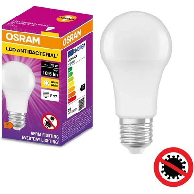 Osram LED ANTIBAKTERIAL E27 10W/827 CLA75W teplá 2700k
