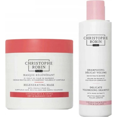 Christophe Robin Delicate Volumizing Shampoo with Rose Extracts 250 ml