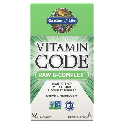 Garden of Life Vitamin Code RAW B-Complex, 60 капсули