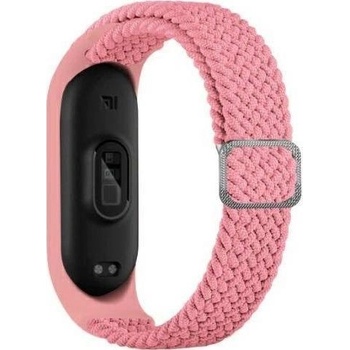 Beline Mi Band 7/6/5 Каишка за часовник от плат, розова (5904422914202) (5904422914202)