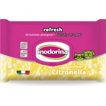 Inodorina Refresh Citronella - Мокри кърпички Цитрус 40 бр
