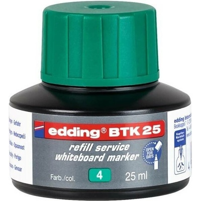 Inkoust tabulový BTK 25 pro popisovače Edding e363 zelená 25 ml