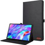GKK Калъф за Lenovo Idea Tab Plus 12.1 TB-361, Tri-Fold Leather Card Case, Черен (6602010299C)