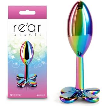 Image 1 of Алуминиев анален плъг, детелина, 9, 2см. - Rear Assets Clover Color (NSTOYS1131)