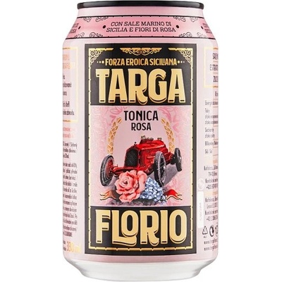 Targa Florio Tonica Rosa sýtený nealkoholický nápoj 330 ml