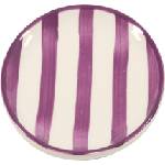 Zafferano Малка чинийка Lido Righe раирана 13 см аметистова (RIG0306)