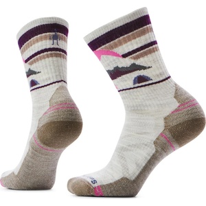 Smartwool Дамски туристически чорапи Smartwool Women's Hike Light Cushion New Pattern Crew Socks Walking socks - Ash - размер 34-37 (EU) (201-8346-0511)