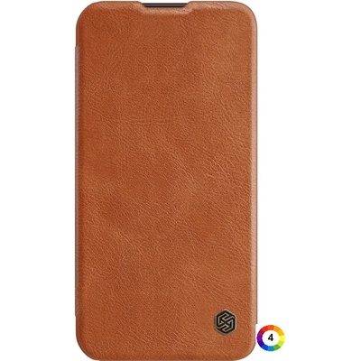 Apple iPhone 14 Pro Nillkin QIN Кожен Калъф и Протектор