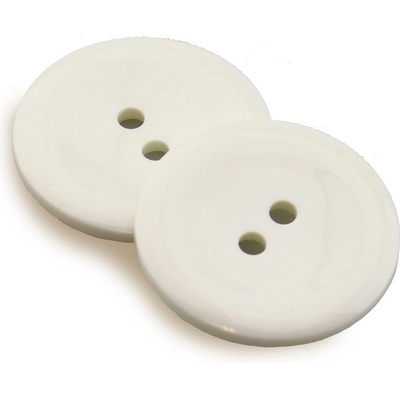 Pro Háčkování Knoflík kulatý plast 15 mm bílý