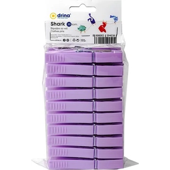 Image 1 of Drina Щипки за пране големи 20 бр различни цветове