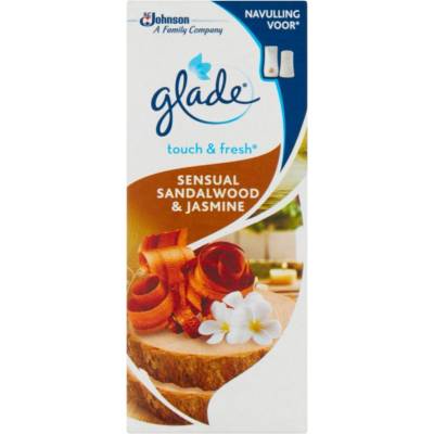 Glade ароматизатор, Microspray, Пълнител, Sensual Sandalwood & Jasmine