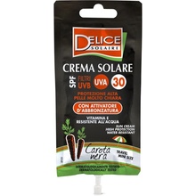 Delice Solaire Crema Solare Carota Nera SPF30 opalovací krém s černou mrkví 50 ml