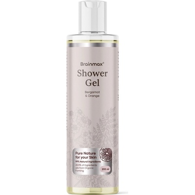 BrainMax Shower Gel Bergamot & Orange, 200 ml